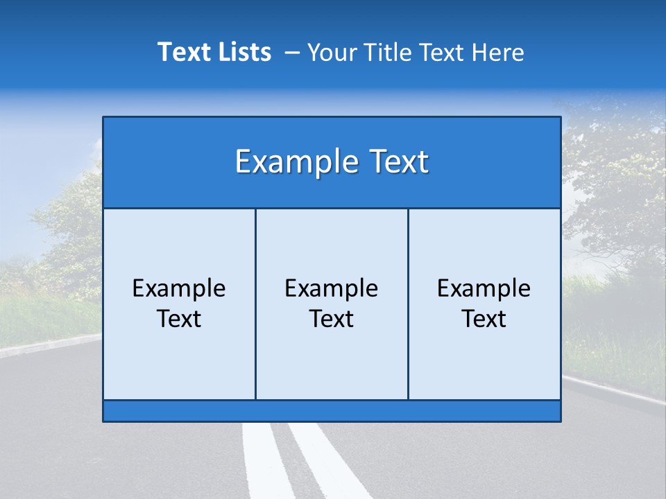 Lone Landscape Single PowerPoint Template