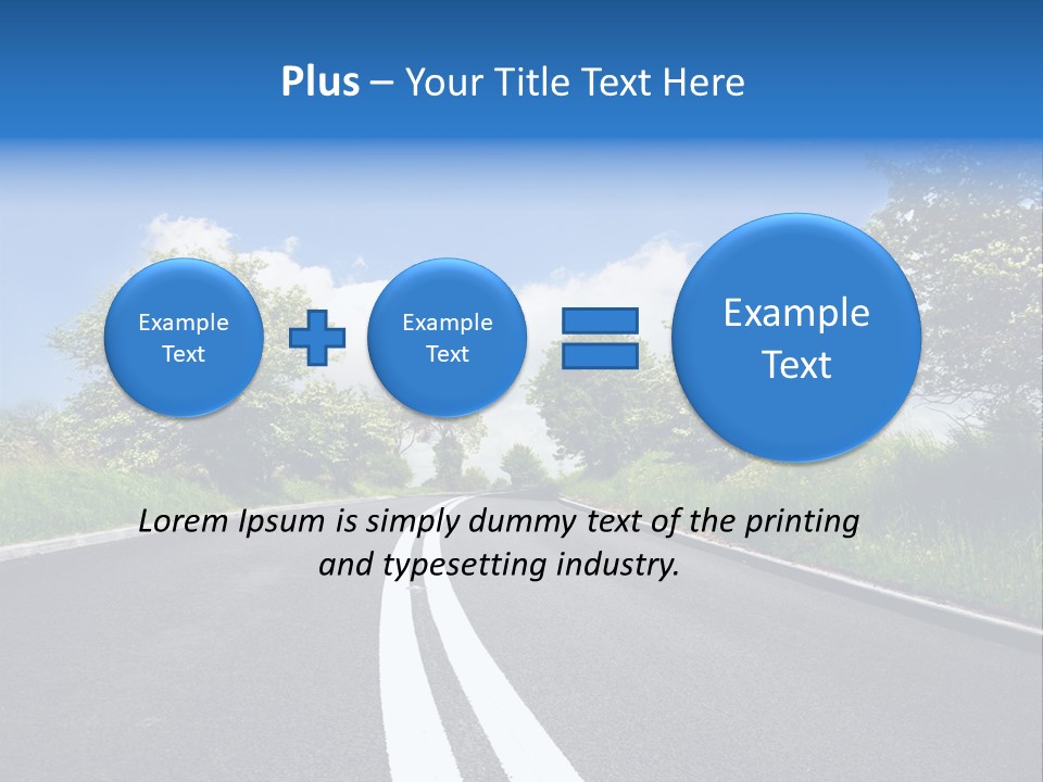 Lone Landscape Single PowerPoint Template