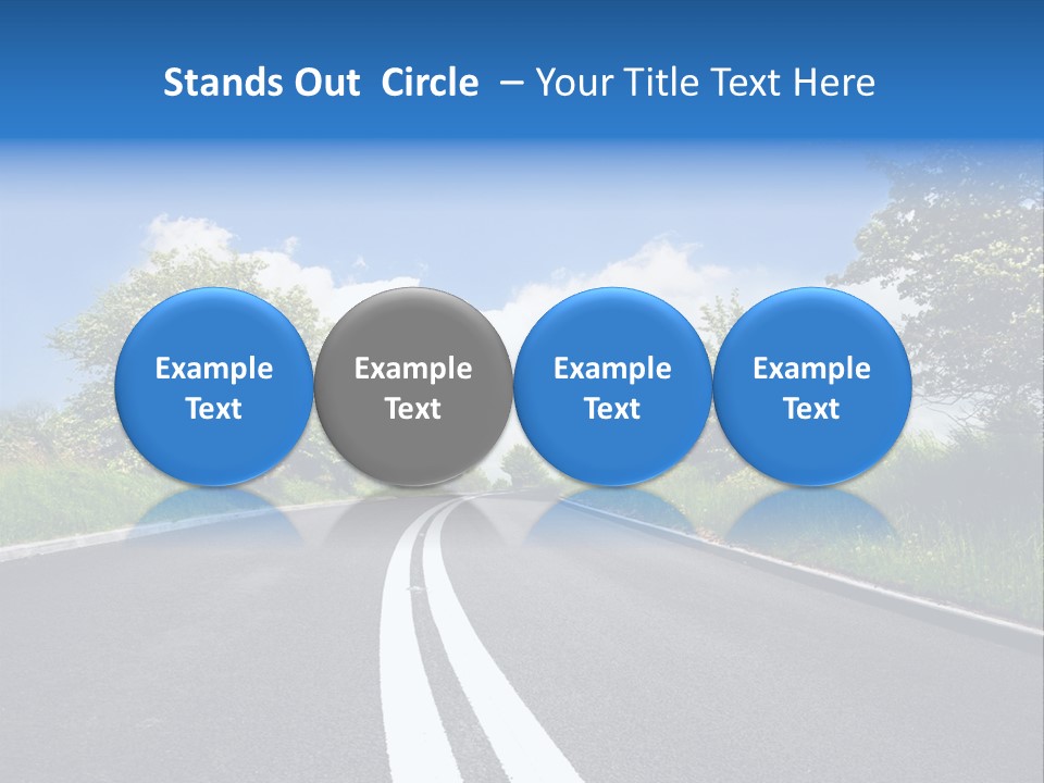 Lone Landscape Single PowerPoint Template