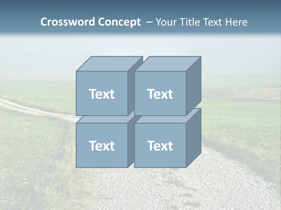Mountain Field Fall PowerPoint Template