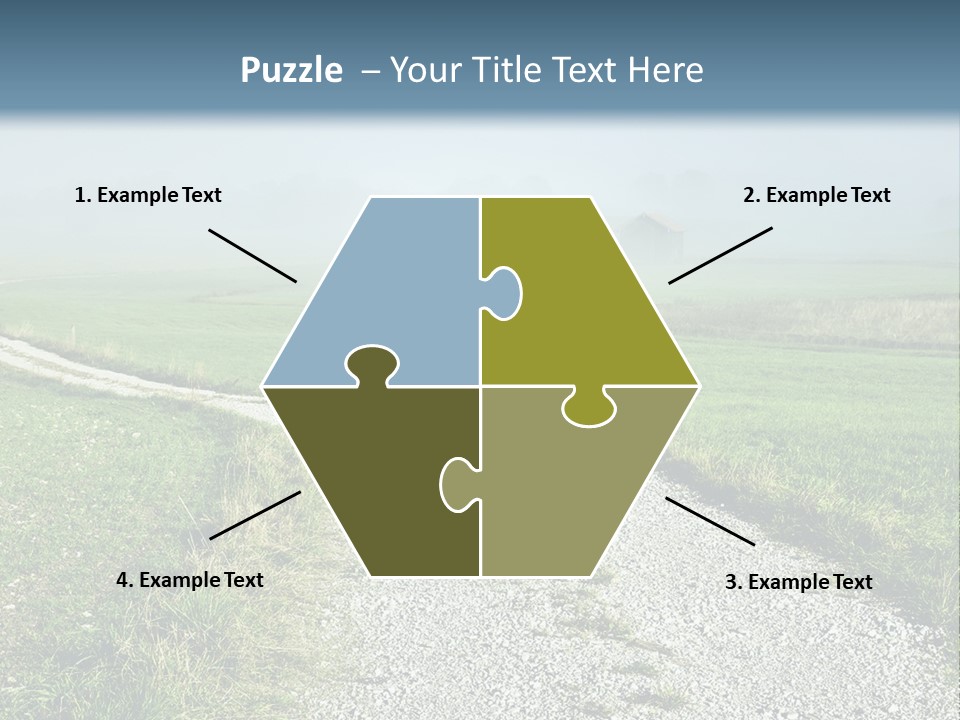 Mountain Field Fall PowerPoint Template