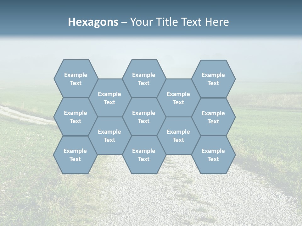 Mountain Field Fall PowerPoint Template