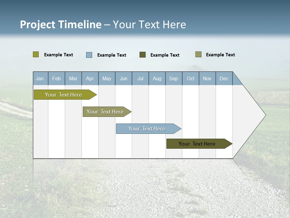 Mountain Field Fall PowerPoint Template
