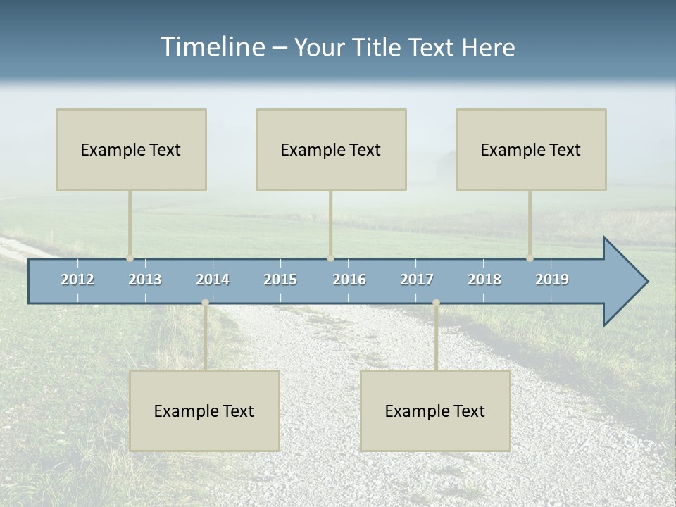 Mountain Field Fall PowerPoint Template