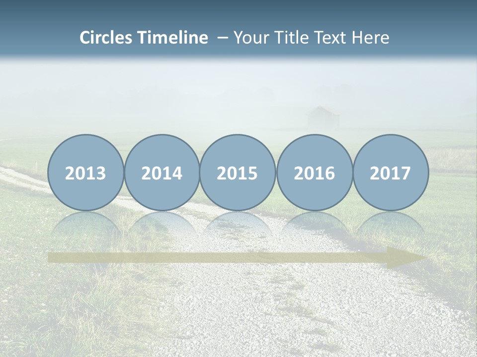 Mountain Field Fall PowerPoint Template