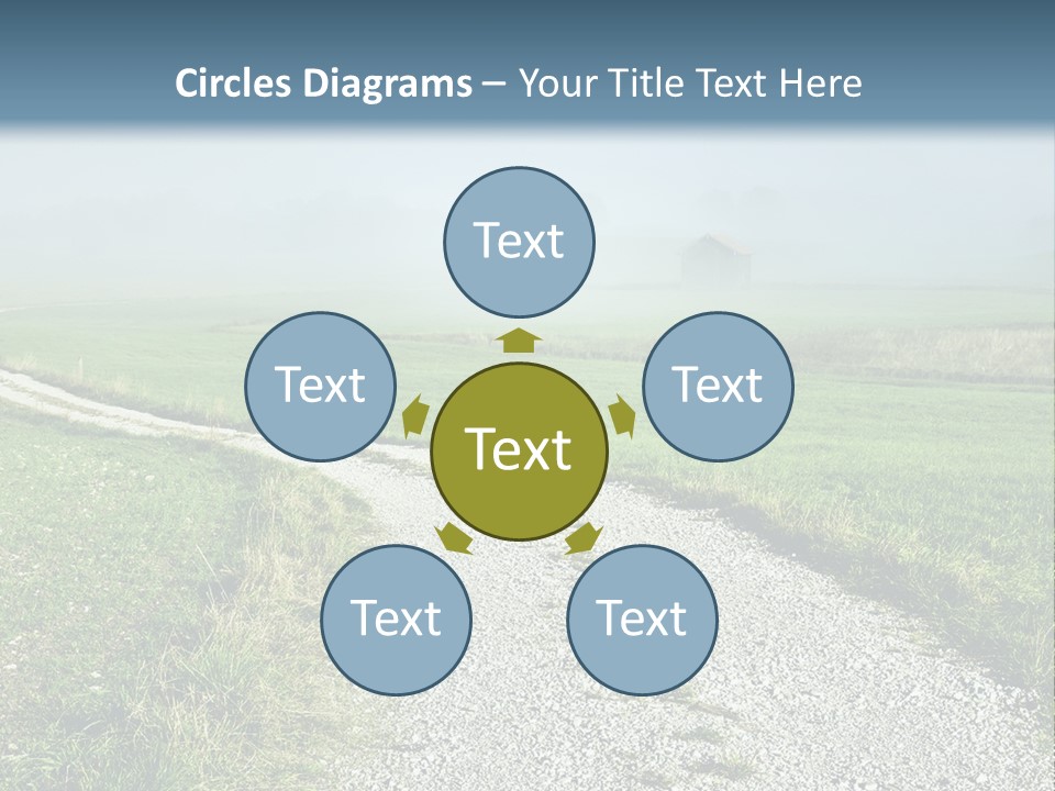 Mountain Field Fall PowerPoint Template