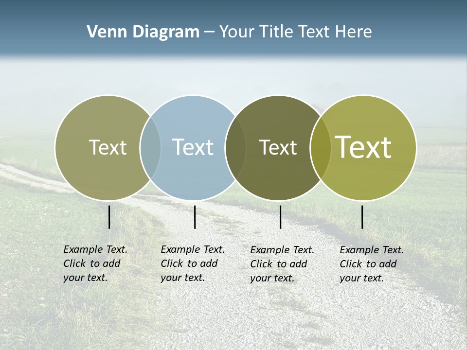 Mountain Field Fall PowerPoint Template