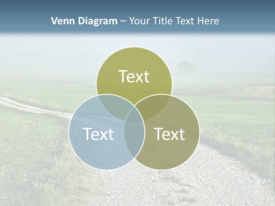 Mountain Field Fall PowerPoint Template