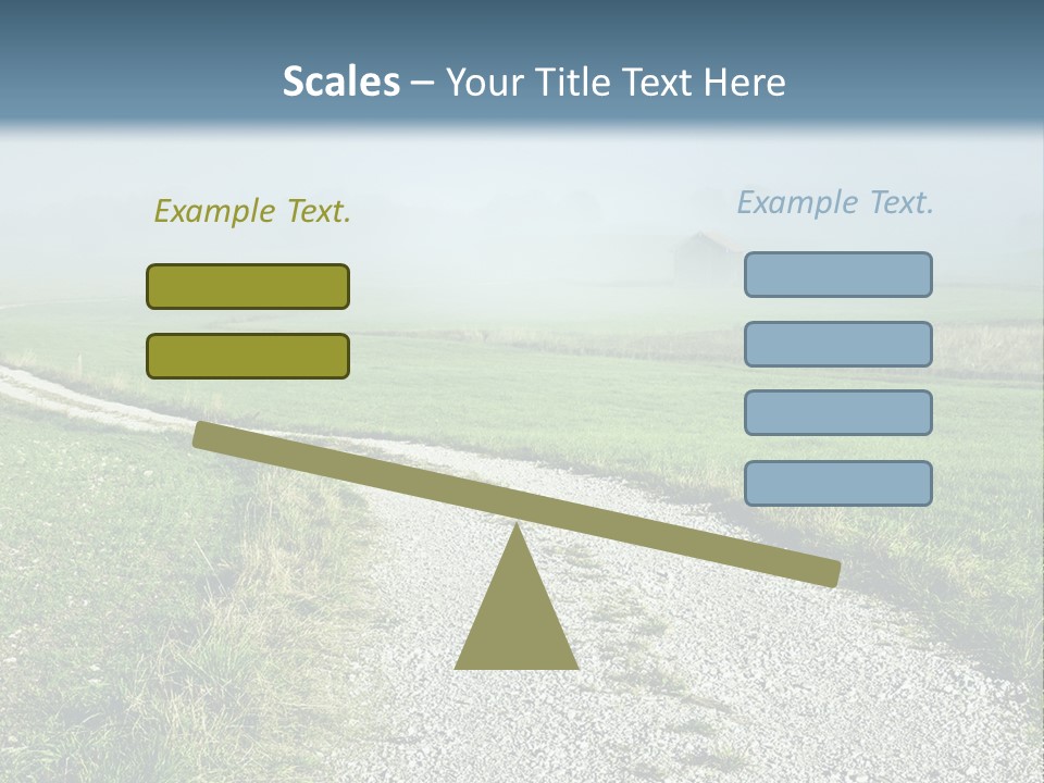 Mountain Field Fall PowerPoint Template