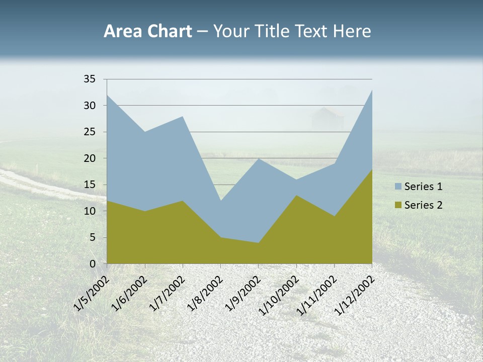 Mountain Field Fall PowerPoint Template