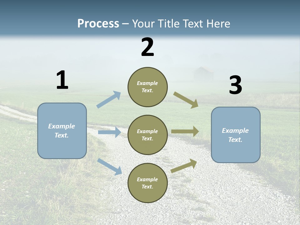 Mountain Field Fall PowerPoint Template