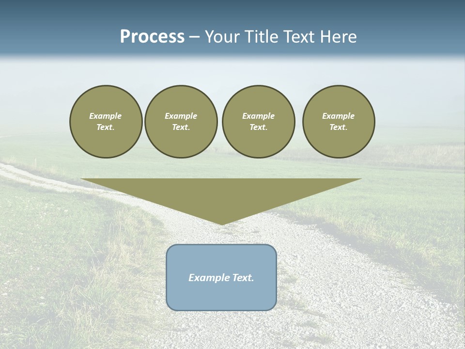 Mountain Field Fall PowerPoint Template