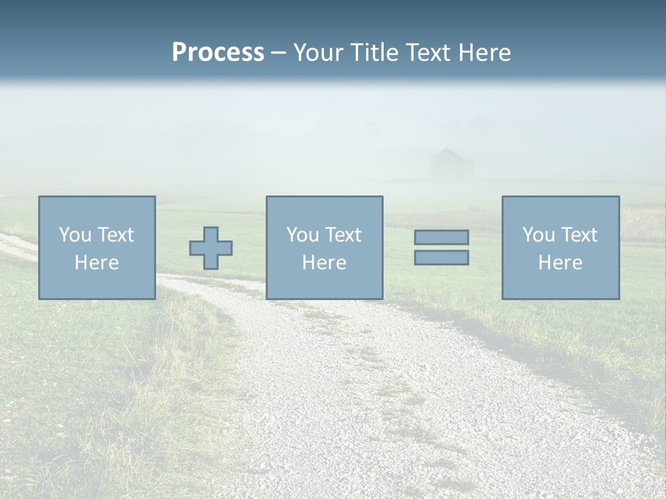 Mountain Field Fall PowerPoint Template