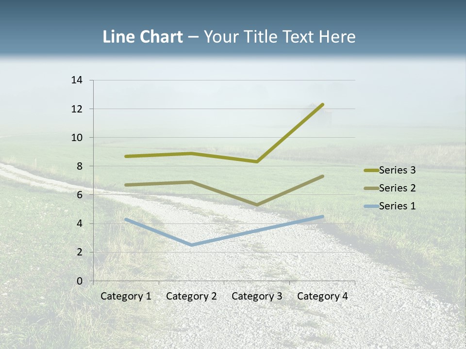 Mountain Field Fall PowerPoint Template