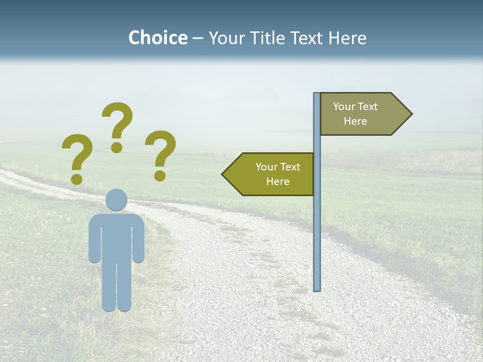 Mountain Field Fall PowerPoint Template