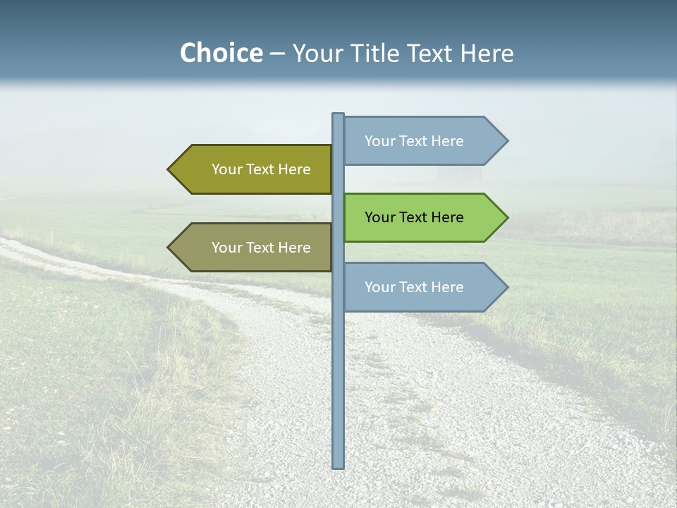 Mountain Field Fall PowerPoint Template