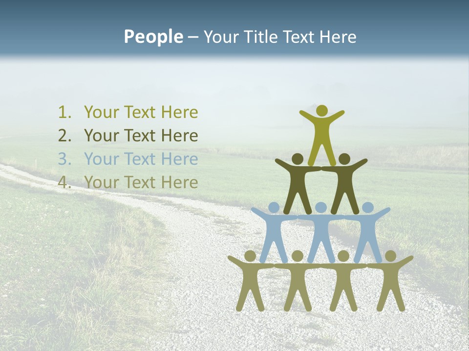 Mountain Field Fall PowerPoint Template