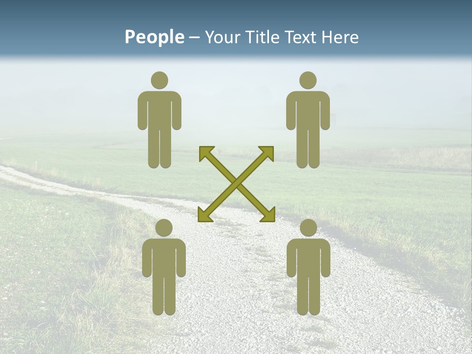 Mountain Field Fall PowerPoint Template