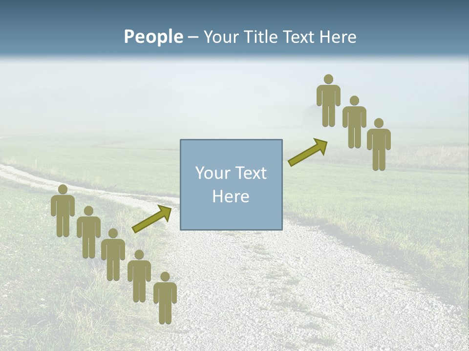 Mountain Field Fall PowerPoint Template