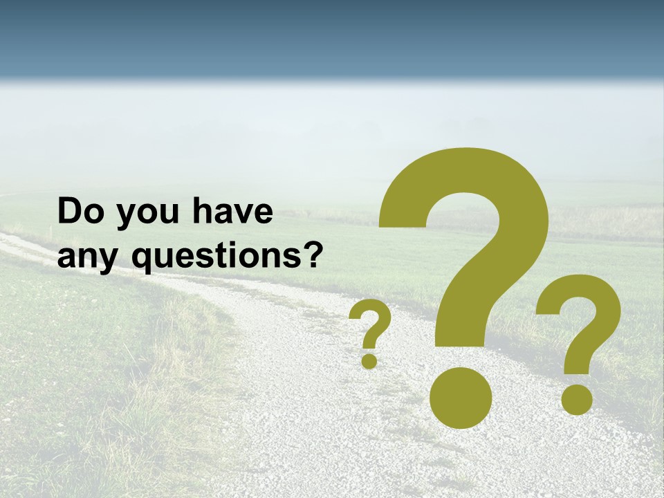 Mountain Field Fall PowerPoint Template