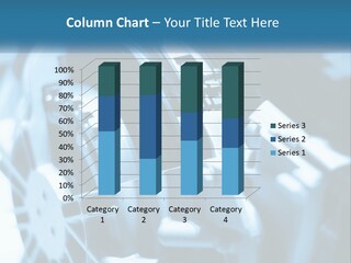 Automobile Transmission Metal PowerPoint Template