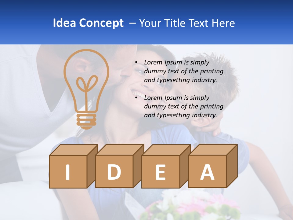 Husband Present Gift PowerPoint Template