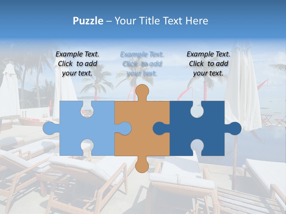 Tree Tropical Palm PowerPoint Template