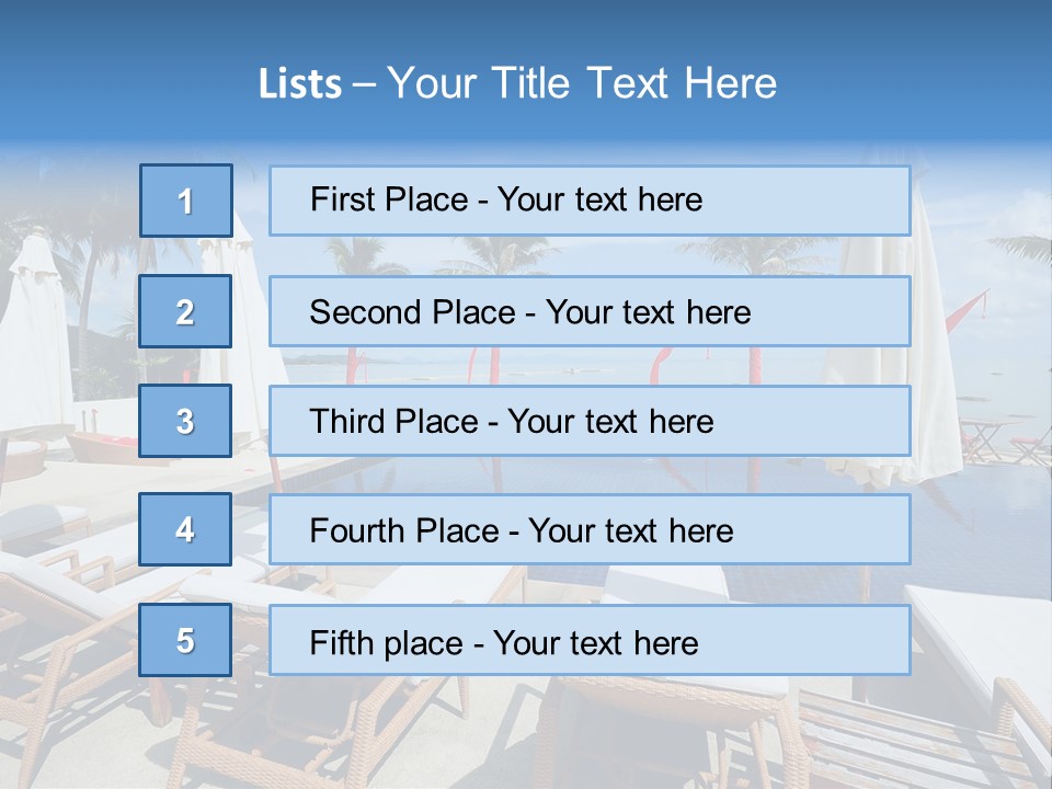 Tree Tropical Palm PowerPoint Template