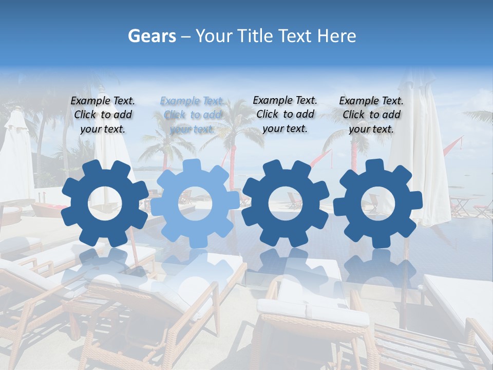 Tree Tropical Palm PowerPoint Template