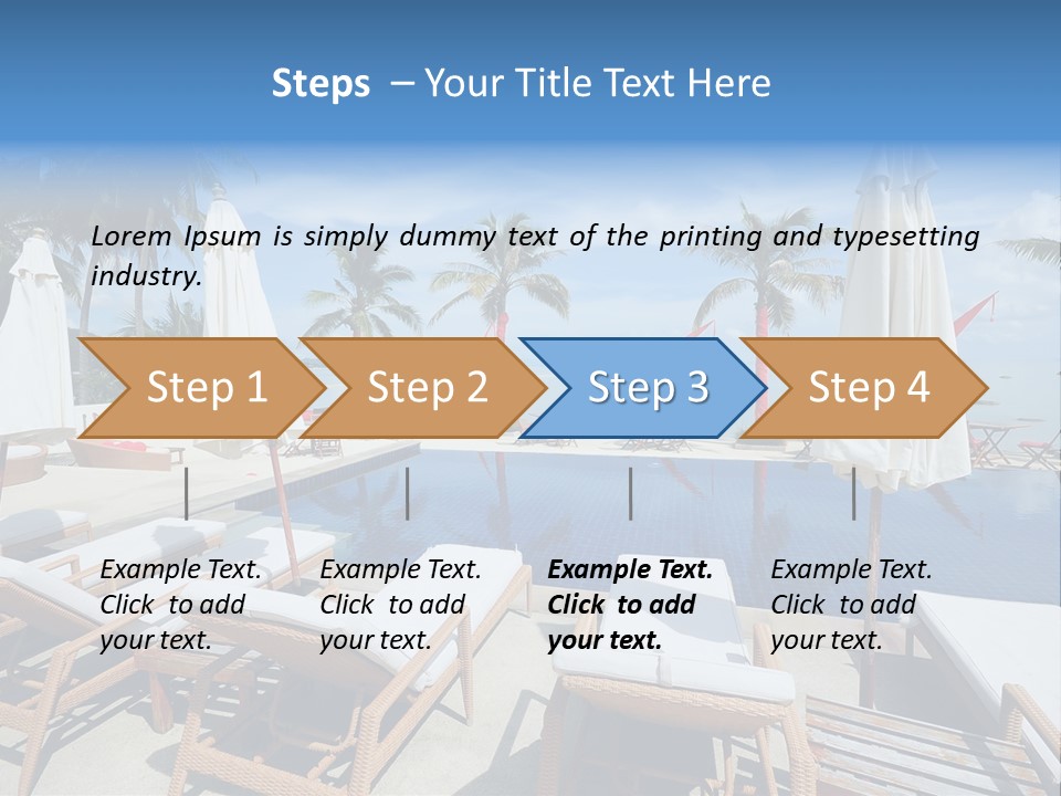 Tree Tropical Palm PowerPoint Template