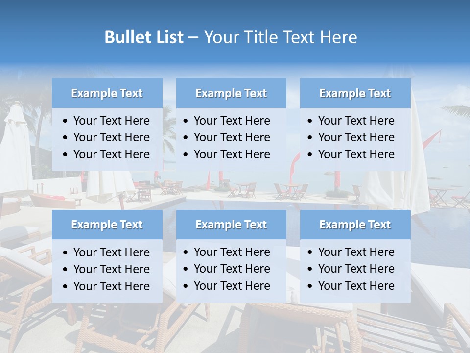 Tree Tropical Palm PowerPoint Template
