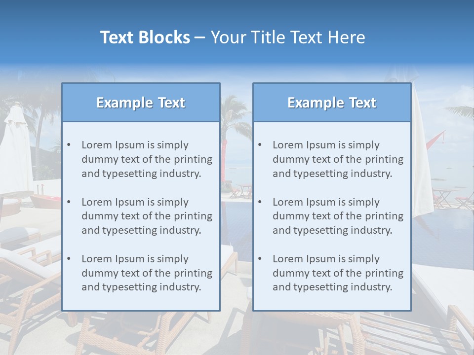 Tree Tropical Palm PowerPoint Template