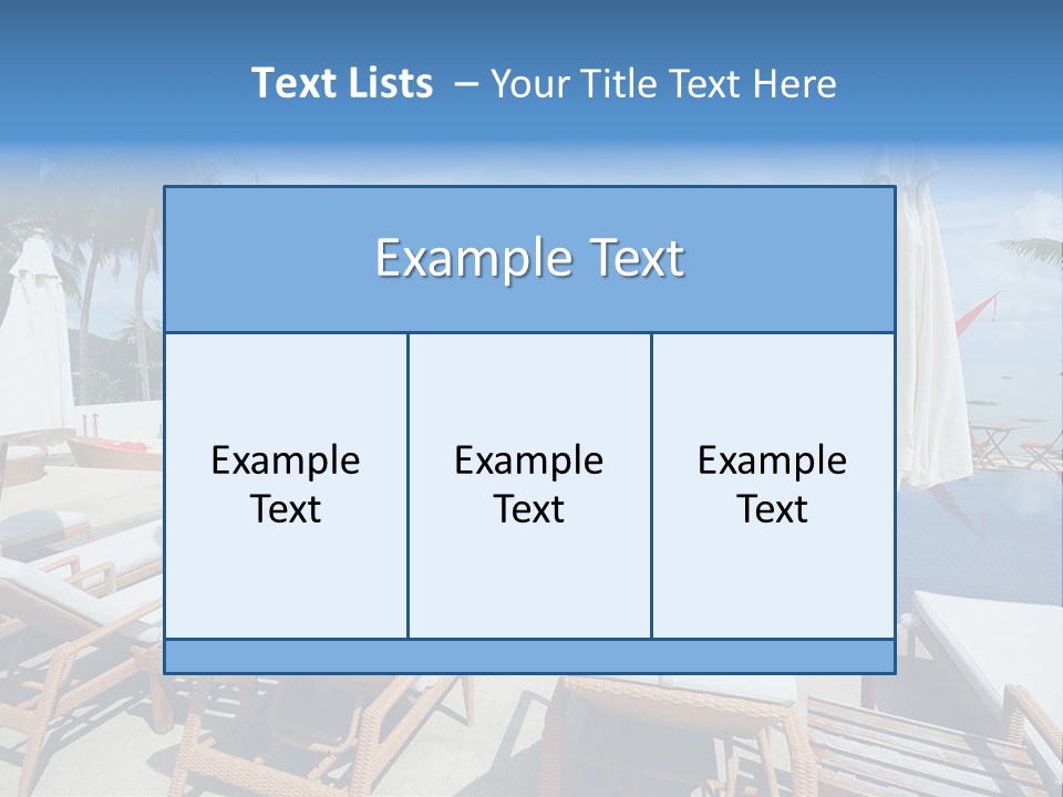 Tree Tropical Palm PowerPoint Template