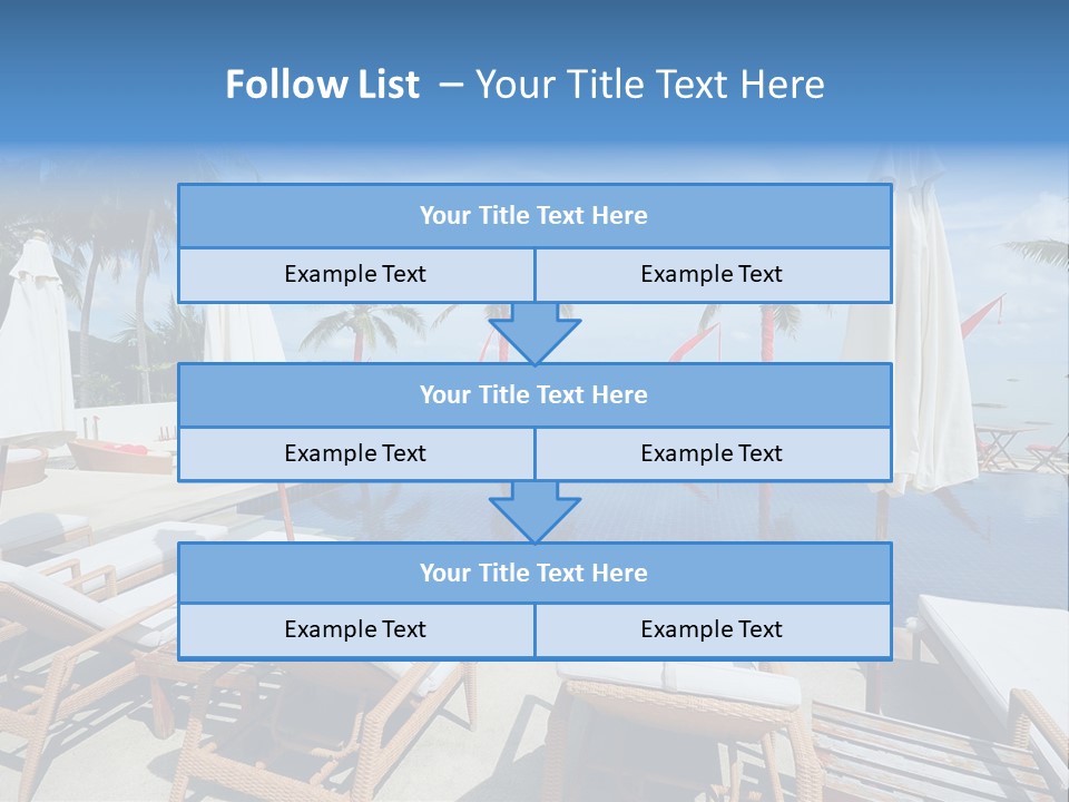 Tree Tropical Palm PowerPoint Template