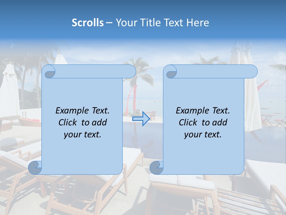 Tree Tropical Palm PowerPoint Template