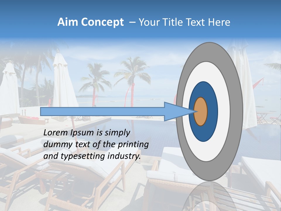 Tree Tropical Palm PowerPoint Template