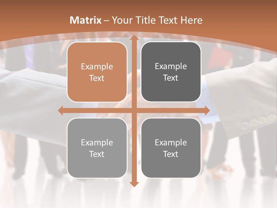 Hand Ready Shake PowerPoint Template
