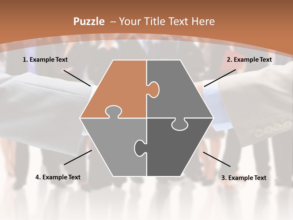 Hand Ready Shake PowerPoint Template