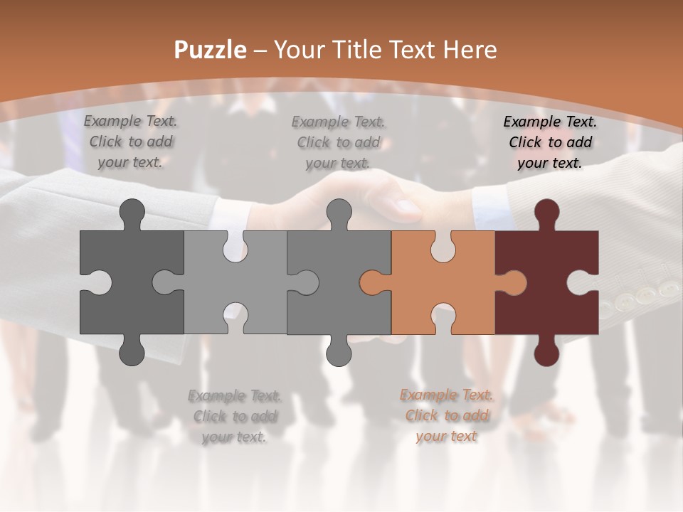 Hand Ready Shake PowerPoint Template