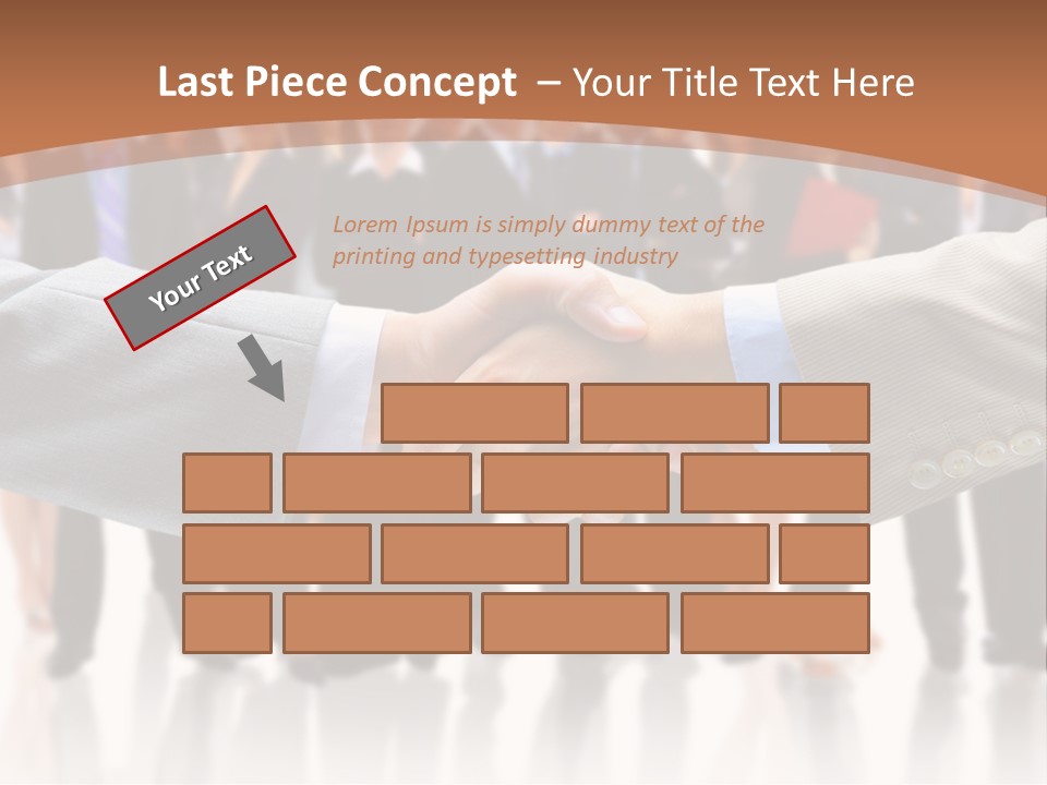 Hand Ready Shake PowerPoint Template