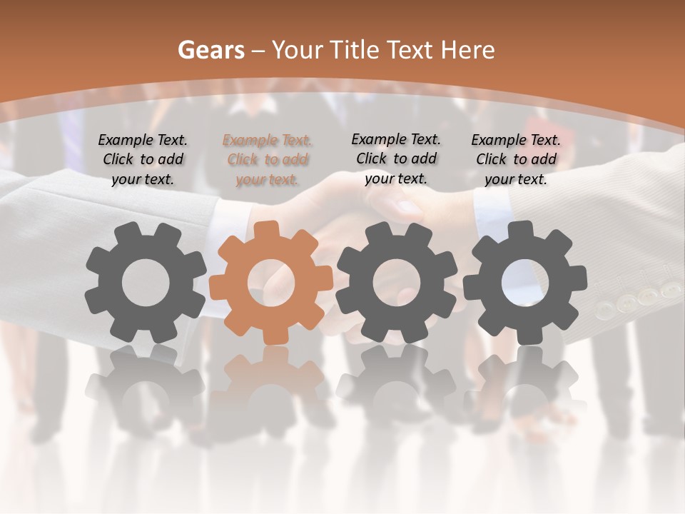 Hand Ready Shake PowerPoint Template