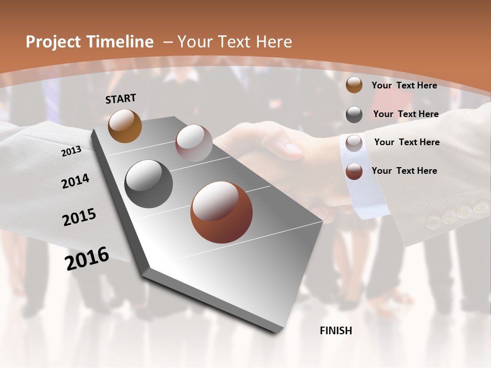 Hand Ready Shake PowerPoint Template