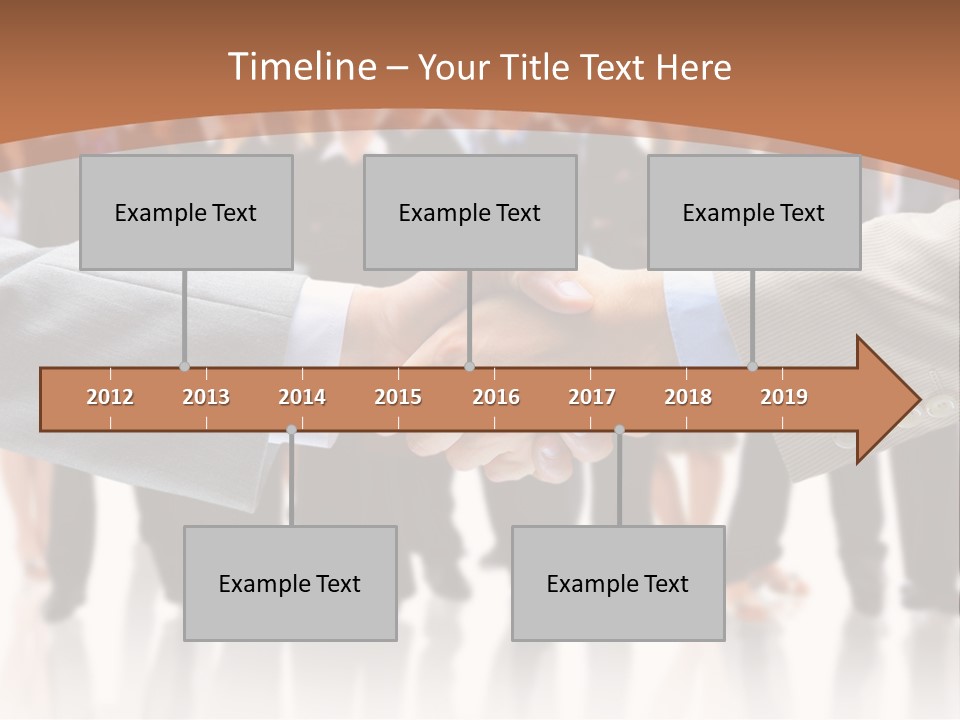 Hand Ready Shake PowerPoint Template