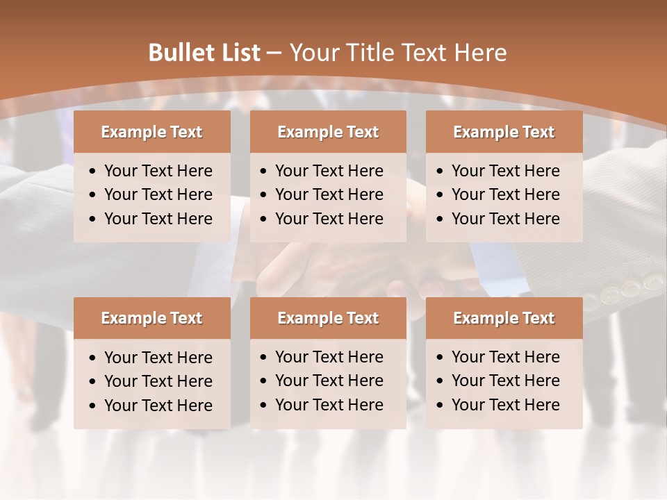 Hand Ready Shake PowerPoint Template