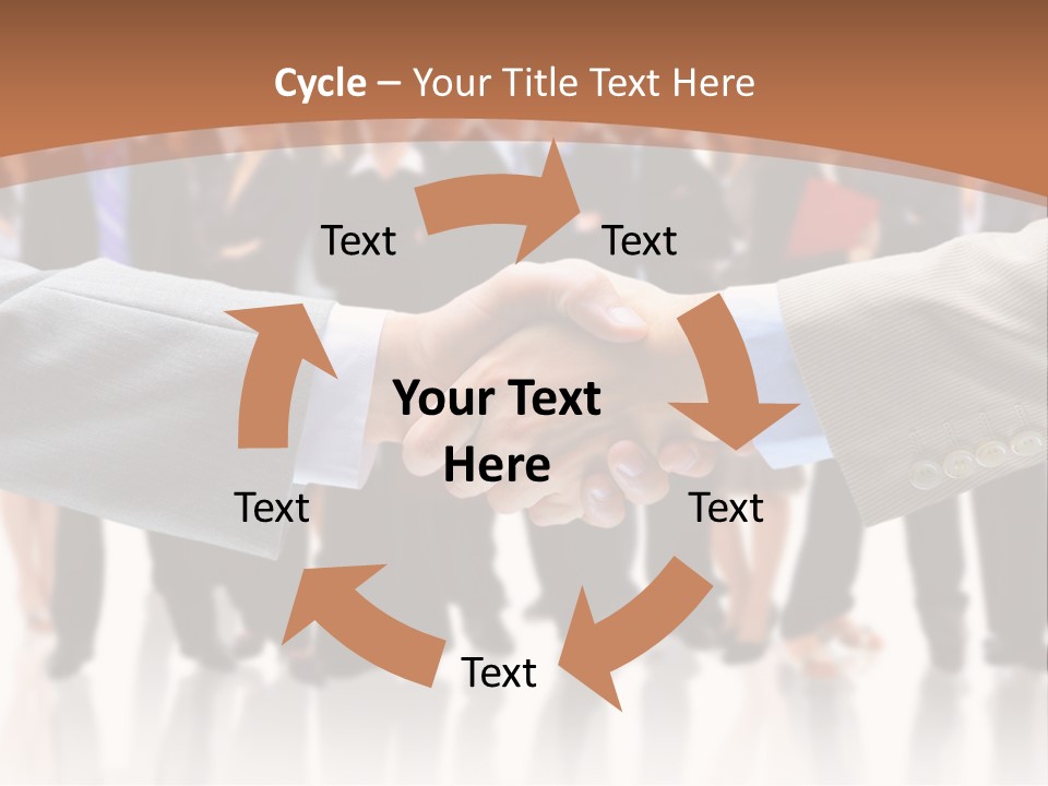 Hand Ready Shake PowerPoint Template