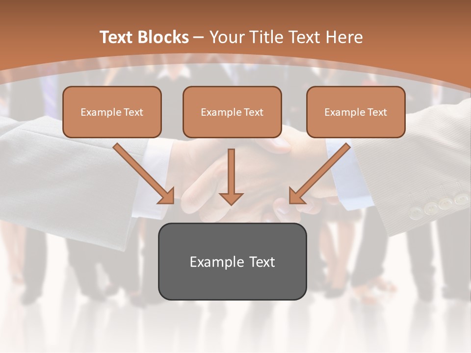 Hand Ready Shake PowerPoint Template