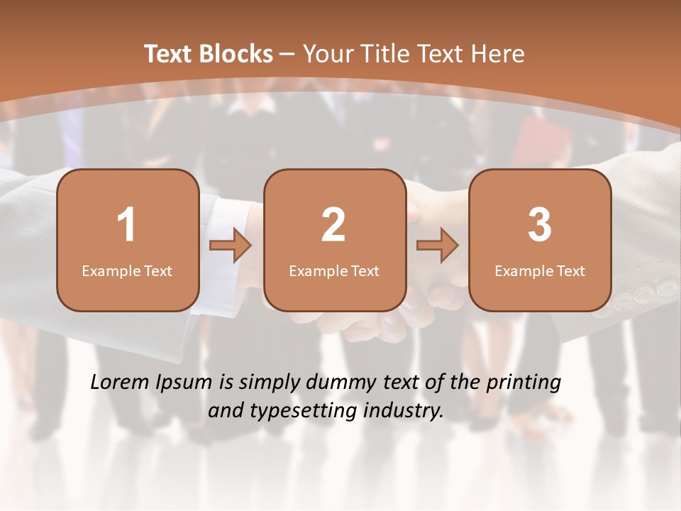 Hand Ready Shake PowerPoint Template