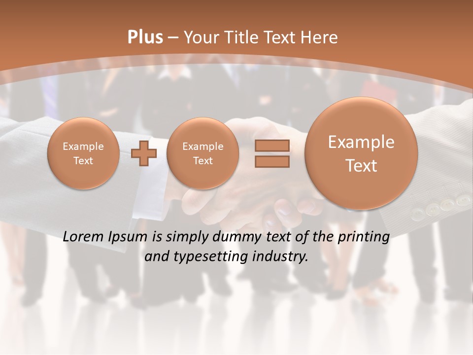 Hand Ready Shake PowerPoint Template