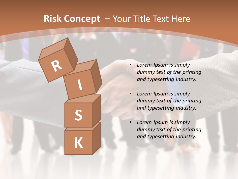 Hand Ready Shake PowerPoint Template