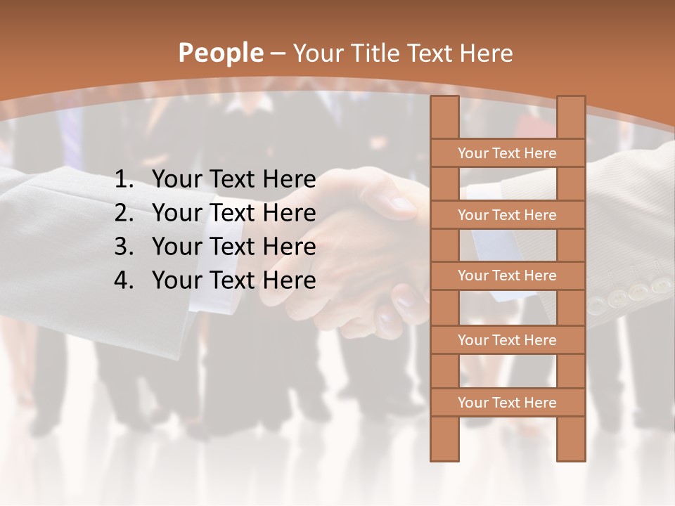 Hand Ready Shake PowerPoint Template